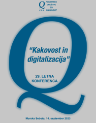 29. letna konferenca: KAKOVOST IN DIGITALIZACIJA